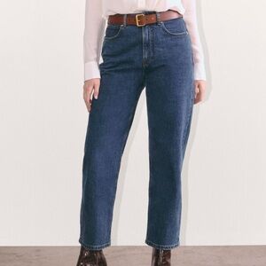 Everlane Women's Straight Leg Jeans - Dark Blue